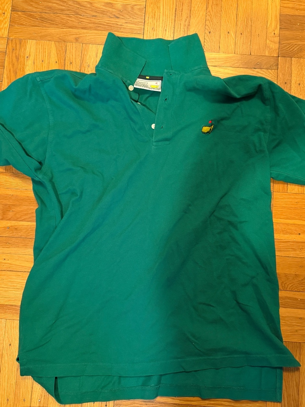 Slazenger Masters Green Men's Polo with Embroidered Crest